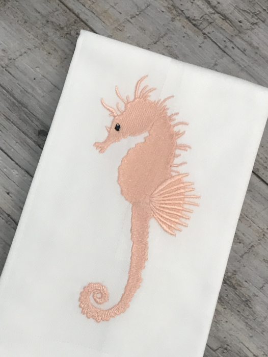 - Serviette 50 x 50 cm Seepferdchen